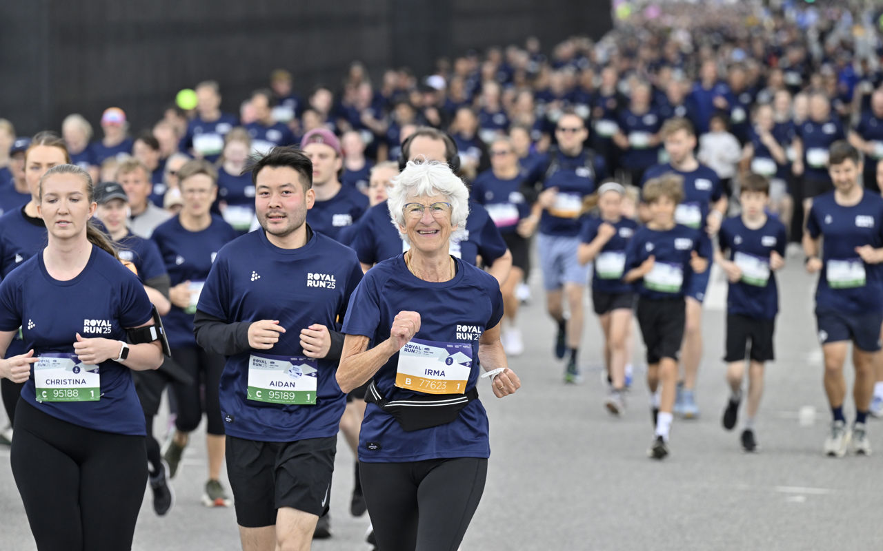 Et pressefoto fra Royal Run