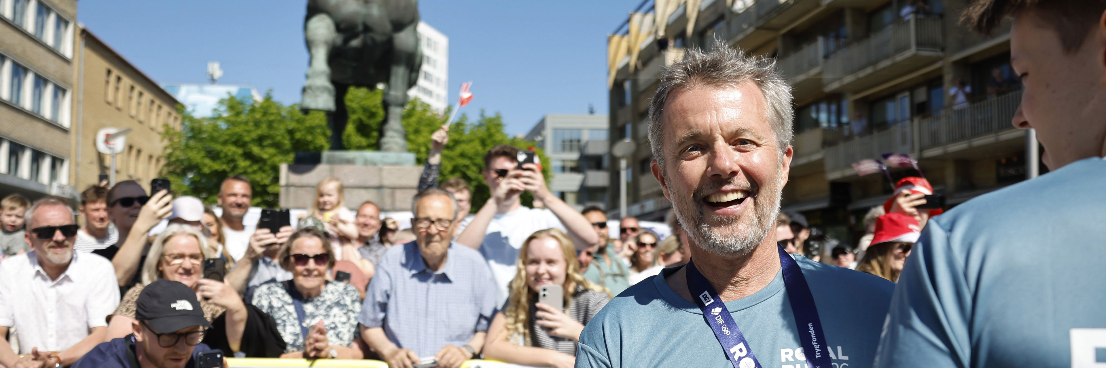 Kongen i målområdet
