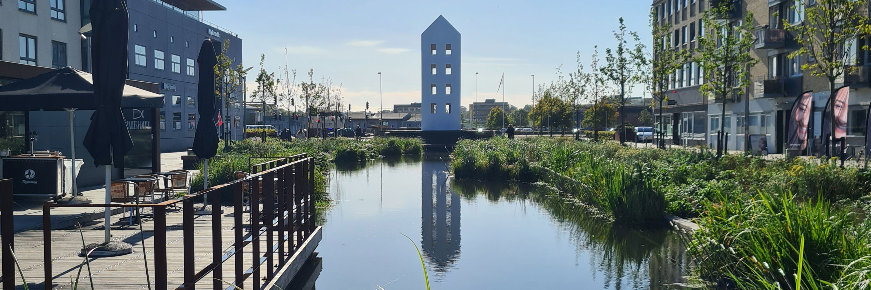 Regnvandsbassinet på Østervold