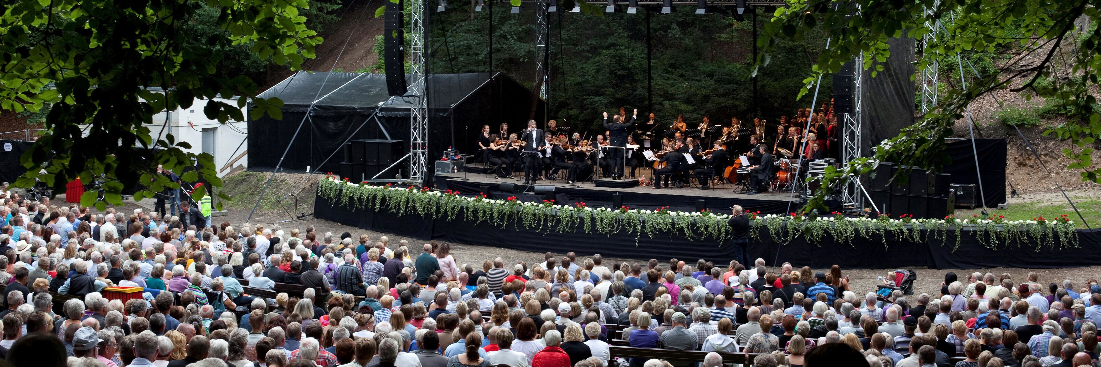 Koncert på Skovbakken
