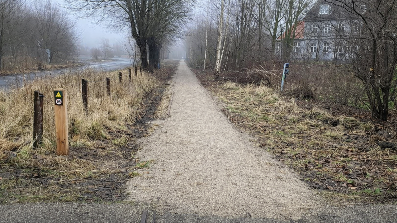 Sporet ved Tronholmen, Skovholmen og Strømmen